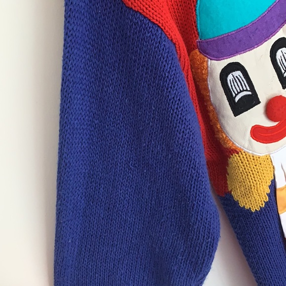 VINTAGE | Bonnie Boerer & Company clown sweater - Picture 6 of 15